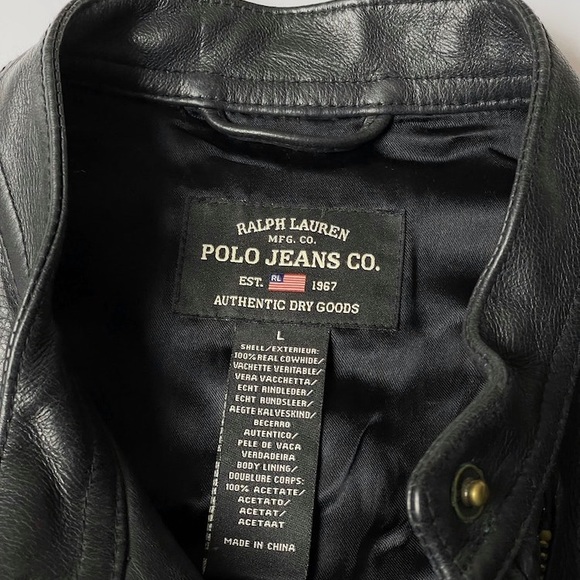 Ralph Lauren real leather jacket - Picture 5 of 6